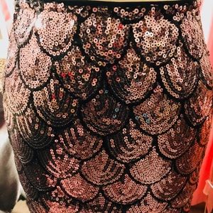 Lily Rose Sequenced Mini Skirt